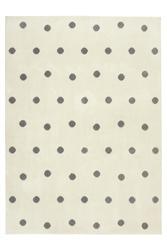 Dywan Karo 6064A grey/white 43 Krem Kropki Szare