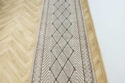 Chodnik Fashion 32009/120 Romby Krem Beż szerokość 70 cm
