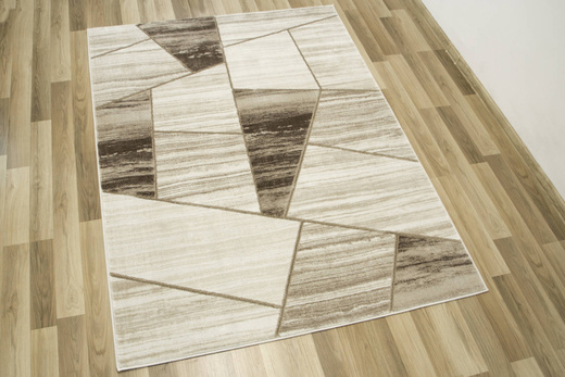 Dywan Felix 9253A l.beige/cream Lśniący Marmur Krem Beż