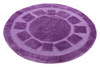 Dywanik Okrągły Łazienkowy Antypoślizgowy Ocean Fiolet