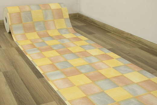 Mata Łazienkowa Softy-tex 842 kratka szerokość 65 cm