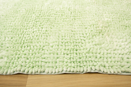 Antypoślizgowy Dywanik Łazienkowy Shiny Chenille Mięta