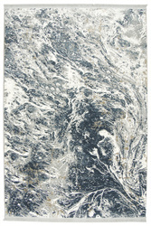 Dywan Exclusive 101 grey/navy Niebieski Szary Marmur