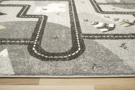 Dywan Dziecięcy Lima F498A l.grey/cream Uliczki Misie