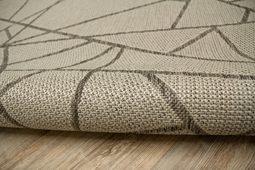 Zewnętrzny Dywan Sznurkowy Jeans 19217/P19 Geometryczny