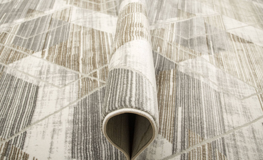 Dywan Adana J0065 Gray Szary Beż Romby