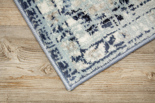 Dywan Victoria 7094A l.blue/cream Ornament Niebieski Krem