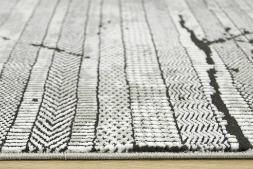 Dywan Quantum K3076G grey Szary Spękany Tynk