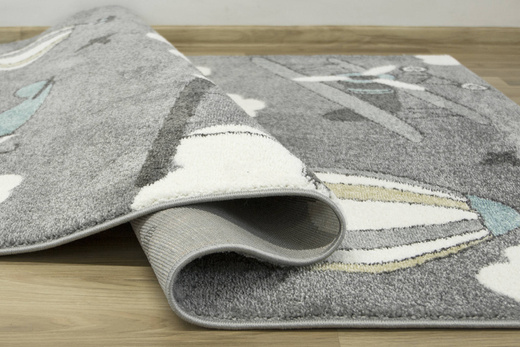 Dywan Lima 9359B l.grey/cream Samoloty Szary Krem