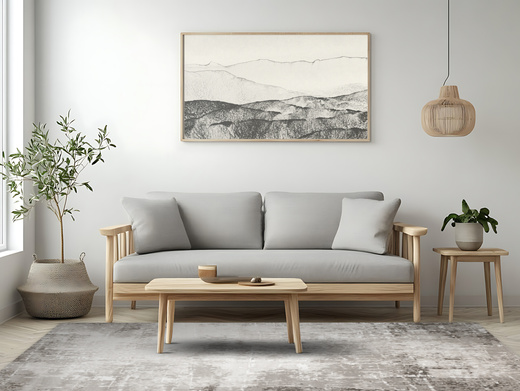 Dywan Nantes NT041A Vizon/Brown Szarobeżowy Beton