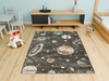  Dywan Lima C288A d.grey/l.grey Szary Kremowy Planety Gwiazdy Kosmos