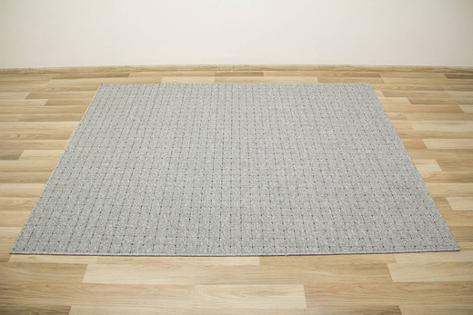 Dywan Pętelkowy Zembla 73 Szary Grafit Kratka