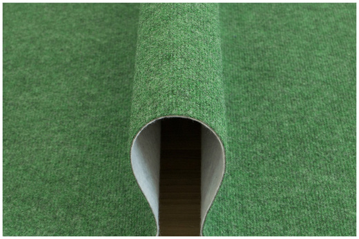 Wykładzina star 42 butelkowa zieleń na filcu szerokość 4 m