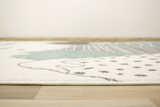 Dywan Dziecięcy Lima G761A cream/blue Góry Krem Turkus