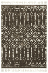 Dywan Karof 2619A brown/white 23 Brązowy Krem Etno