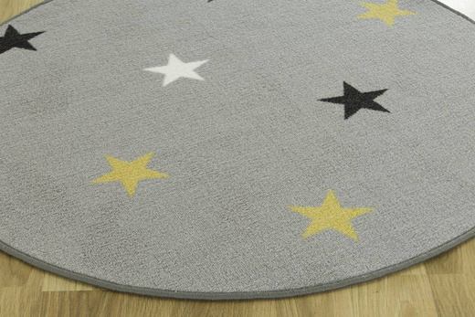 Okrągły Dywan Stars Gwiazdki 19