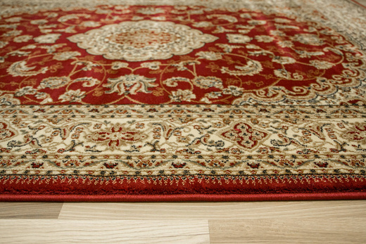 Dywan Super Rose 2095A red/cream Ornament Kwiatowy Czerwień Krem
