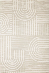 Dywan Sznurkowy Haga 03606E cream/vizon Beż Krem Geometria Outdoor