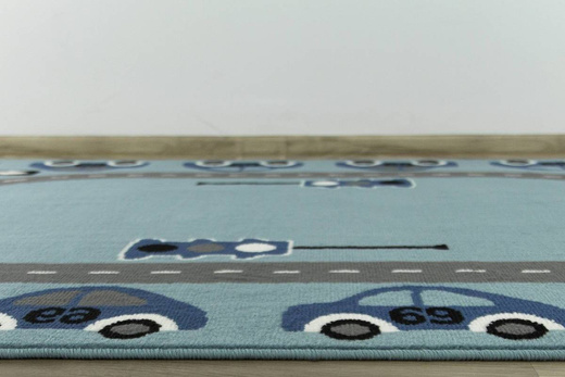 Dywan Kids 531825/94922 sky/blue Autka