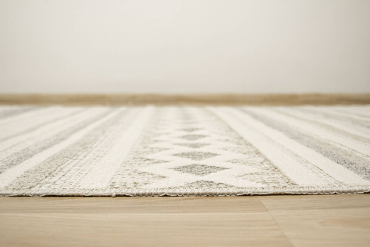 Dywan Cotton C102 Naturel Krem Szay Beż Romby Etno