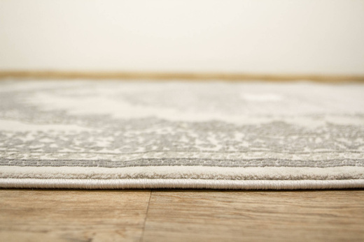 Lśniący Dywan Allora Plus F345A grey Srebrzysty Szary Ornament