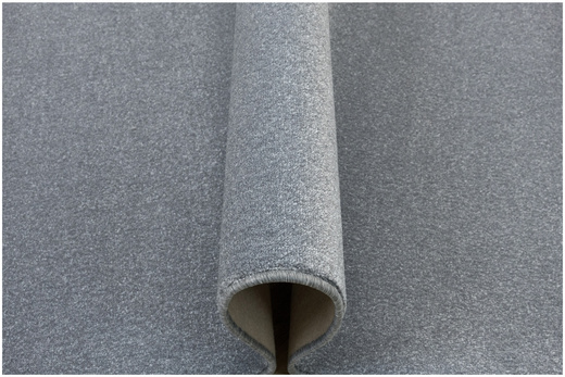 Wykładzina Himalaya 274 Srebrzyta Szara na filcu szerokość 4 m