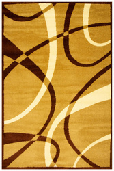 Dywan Nowoczesny Sapphire F06/122 Linie Beż Krem Brąz