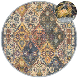 Antypoślizgowy dywan okrągły Modern Classic 19 Ornament Vintage