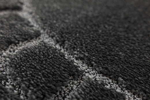 Dywanik Łazienkowy Antypoślizgowy Ocean Dark Grey Ciemny Szary Owalny