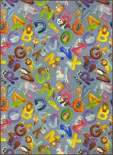 Dywan Alfabet 19 grey Zoo Literki