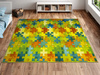 Wykładzina puzzle multicolor szerokość 4 m