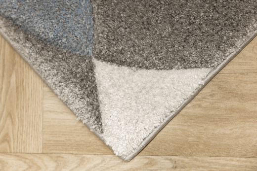 Dywan Kandy N414A l.grey/blue Szary Niebieski Krem Fryz