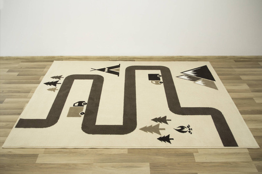 Dywan Kids 534456/97955 ivory Uliczki Góry Beż Brąz