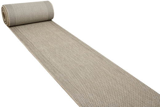 Chodnik Sznurkowy Jeans 19242/P01 Outdoor Brąz Beż szerokość 100 cm