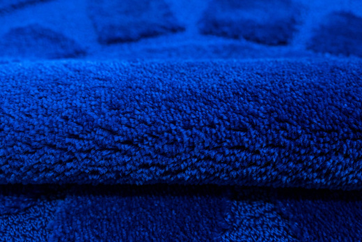 Dywanik Okrągły Łazienkowy Antypoślizgowy Ocean Blue Niebieski