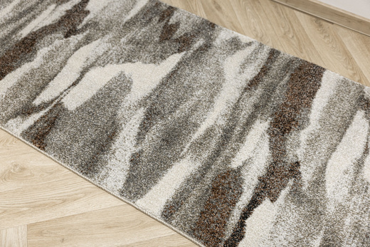 Chodnik N282A l.grey/d.grey Szary Brąz szerokość 100 cm