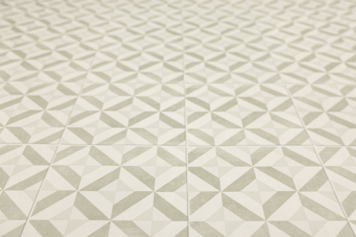 Wykładzina PCV Feelings Winslow 501 Mozaika Zieleń Krem szerokość 2,5 m