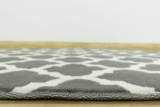 Okrągły Dywan Luna 503402/51911 koniczyna szara