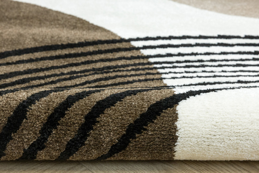 Dywan Clara 02923A cream/brown Brąz Krem Abstrakcja