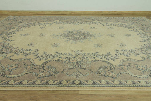 Wełniany Dywan Agnella Isfahan Dafne Alabastrowy