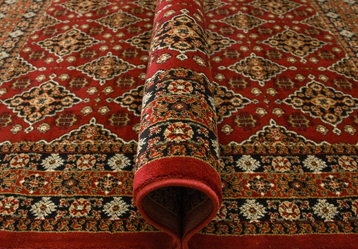 Dywan Ornamentowy Afgan 6892A red/red Czerwony Czarny Beż