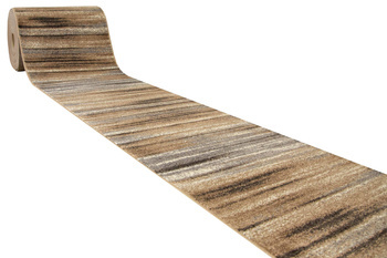 Chodnik Mira 24046/163 Brąz Beż Krem Pasy szerokość 80 cm