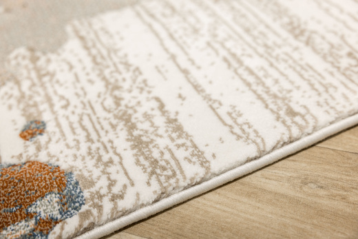 Dywan Argent 14717 O11 Orange Niebieski Pomarańczowy Marmur