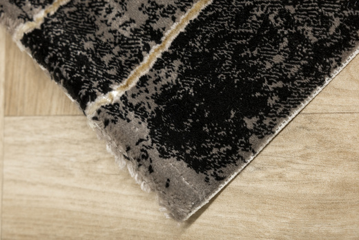 Dywan Kashmir KR158S BlackK/Gold Czarny Złoty Geometria