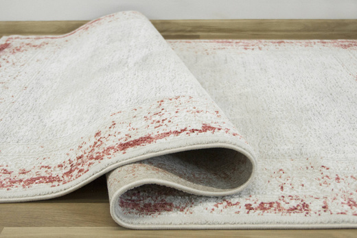 Dywan DAVINCI 2391A d.red/beige Z86-45 Czerwony Kremowy Szary