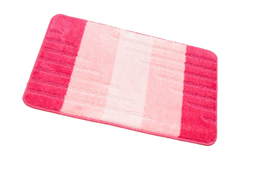 Komplet 2-częściowy Łazienkowy Vic Pink Róż Paski