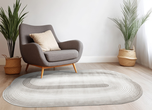 Dywan Selena GS008A Cream/Beige Szary Beżowy Ksztalt