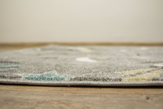 Wykładzina Dziecięca Lima C276A l.grey/cream Rakiety Kosmos Szary szerokość 4 m