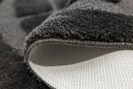 Dywanik Okrągły Łazienkowy Antypoślizgowy Ocean Ciemny Szary