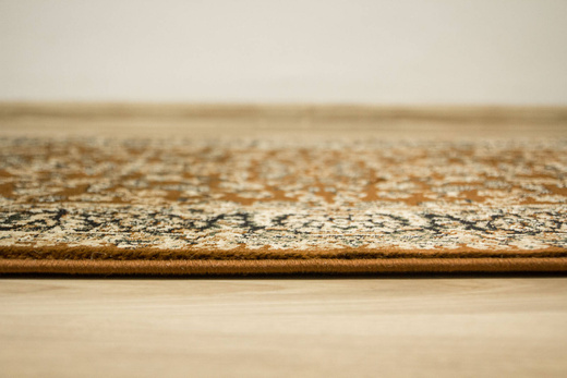 Chodnik 3544A brown/black Ornament Brąz Beż Czerń szerokość 100 cm